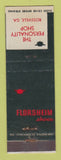 Matchbook Cover - Florsheim Shoes Personality Shop Rossville GA