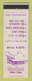 Matchbook Cover - Stardust Motor Lodge Strongsville OH