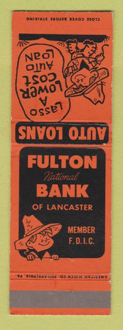 Matchbook Cover - Fulton National Bank
