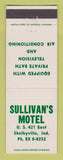 Matchbook Cover - Sullivan's Motel Shelbyville IN