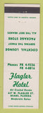Matchbook Cover - Flagler Hotel Miami FL