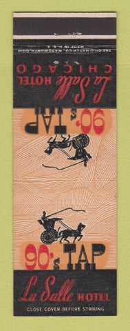 Matchbook Cover - 90's Tap LaSalle Hotel Chicago IL