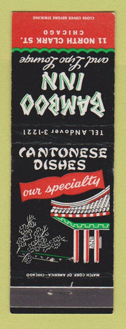 Matchbook Cover - Bamboo Inn Chinese Chicago IL