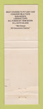 Matchbook Cover - House of Seat Covers Dearborn MI