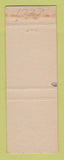 Matchbook Cover - Don's Sport Camero Shop West Allis WI guns WEAR