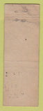Matchbook Cover - Bechstein's Restaurant Bar McKees Rocks PA WORN