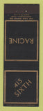 Matchbook Cover - 415 Sixth Racine WI
