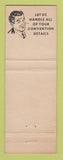 Matchbook Cover - Lincoln Lodge Columbus OH Alsonett Hotels WEAR
