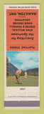 Matchbook Cover - Playtime Sports Sporting Goods Hamilton ON golf