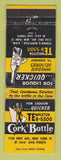 Matchbook Cover - Cork & Bottle Liquor New York City WORN