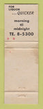 Matchbook Cover - Cork & Bottle Liquor New York City WORN