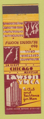 Matchbook Cover - Lawson YMCA Chicago IL