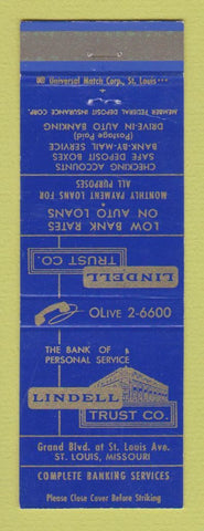 Matchbook Cover - Lindell Truck Company St Louis MO