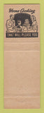 Matchbook Cover - Marlow's Restaurant Jefferson GA Spaghetti