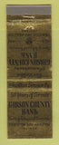 Matchbook Cover - Gibson County Bank 50th 1953 Princeton Hazleton IN