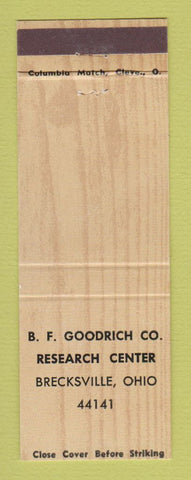 Matchbook Cover - BF Goodrich Research Center Brecksville OH tires