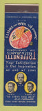 Matchbook Cover - Toffenetti Restaurants  New York City Chicago IL