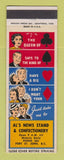 Matchbook Cover - Al's News Stand Confectionery Fort St John BC
