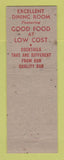 Matchbook Cover - Hotel Warner Warren OH