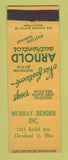 Matchbook Cover - Murray Bender Arnold Authentics Shoes Cleveland OH