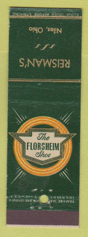 Matchbook Cover - Florsheim Shoes Reisman's Niles OH feature
