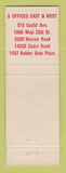 Matchbook Cover - Ohio Savings Association 1964 OH Cleveland