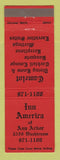 Matchbook Cover - Inn America of Ann Arbor MI Camelot