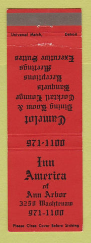 Matchbook Cover - Inn America of Ann Arbor MI Camelot