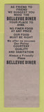Matchbook Cover - Bellevue Diner Montgomeryville PA
