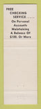 Matchbook Cover - Central Bank FL? Florida?