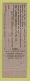 Matchbook Cover - Lincoln National Insurance Abraham Seth Bardwell Cleveland OH