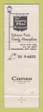 Matchbook Cover - The Country Plaza Restaurant Oklahoma City OK Route 66
