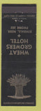 Matchbook Cover - Wheat Growers Hotel Kimball NE