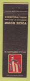 Matchbook Cover - Hotel Hollenden Vogue Room Cleveland OH