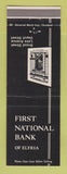 Matchbook Cover - First National Bank Elyria OH