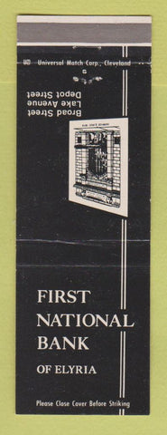 Matchbook Cover - First National Bank Elyria OH