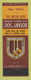 Matchbook Cover - Botany 500 Men's Clothes Sam Klein Lorain OH