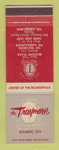 Matchbook Cover - The Traymore Hotel Tisch Atlantic City NJ
