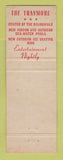 Matchbook Cover - The Traymore Hotel Tisch Atlantic City NJ