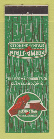 Matchbook Cover - Perma Stain Cedar Shingles Cleveland OH