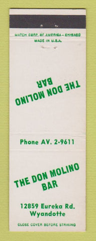 Matchbook Cover - The Don Molino Bar Wyandotte MI