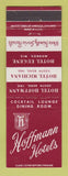 Matchbook Cover - Hoffman Hotels South Bend IN Monroe WI