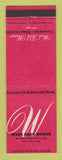 Matchbook Cover - Wade Park Manor Cleveland OH