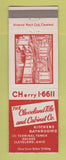 Matchbook Cover - Cleveland Tile and Cabinet Company OH