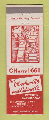 Matchbook Cover - Cleveland Tile and Cabinet Company OH