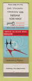 Matchbook Cover - Hamilton Watches John Rich Jewelry Painesville OH