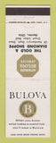 Matchbook Cover - Bulova Watches Gold Diamond Jewelry Mentor OH #1