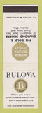 Matchbook Cover - Bulova Watches Gold Diamond Jewelry Mentor OH #2