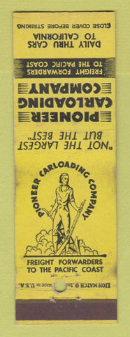 Matchbook Cover - Pioneer Carloading Company WEAR