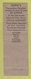 Matchbook Cover - Shaw's Jewelry Cleveland OH